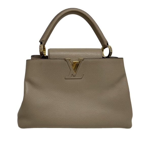 Auth LOUIS VUITTON Capsine MM M42253 Galet Capucines - TR4137 Handbag - Picture 1 of 16